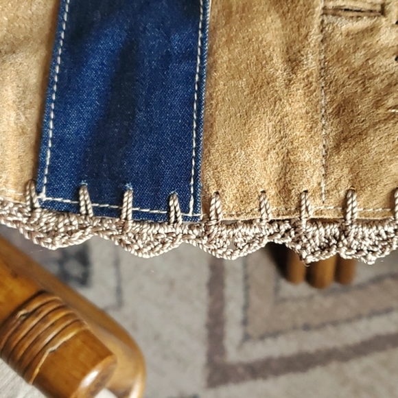 Suede and Denim Jacket - Picture 5 of 6